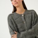 Karen By Simonsen - KBRosanne Cardigan - Dark Gray Melange