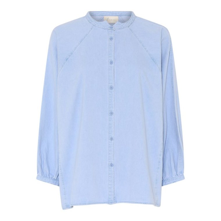 FRAU - Tokyo denim skjorte - Light blue denim