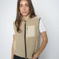 MOS MOSH - MMRowe Eli Teddy Vest - Feather Gray