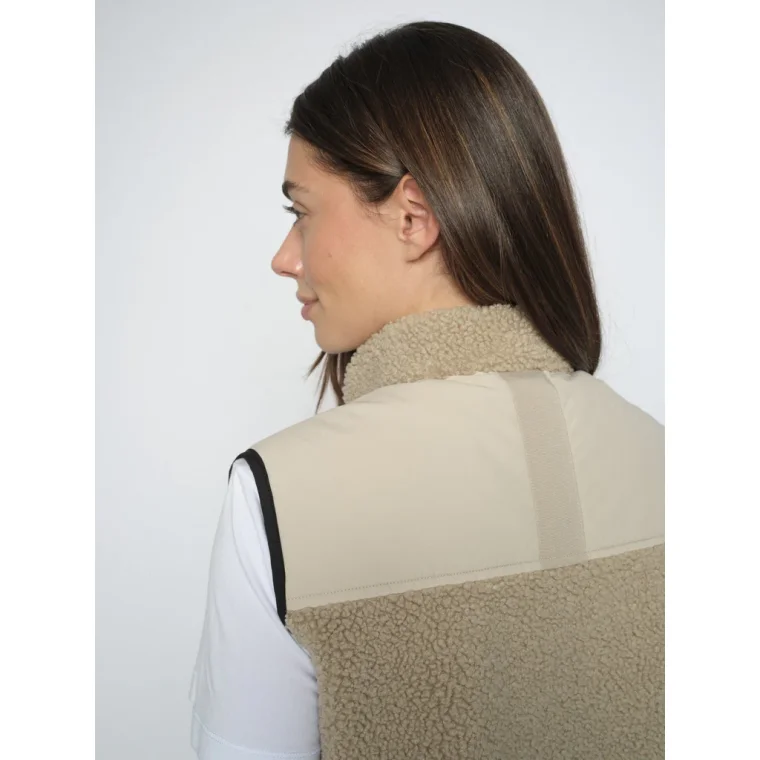 MOS MOSH - MMRowe Eli Teddy Vest - Feather Gray