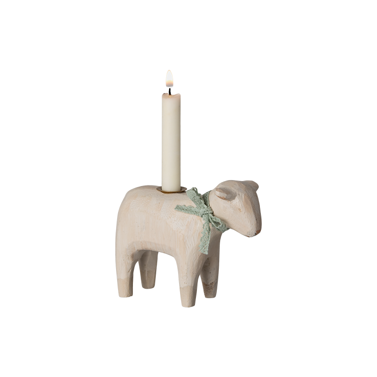 MAILEG - Lysestage, Lam - Mint