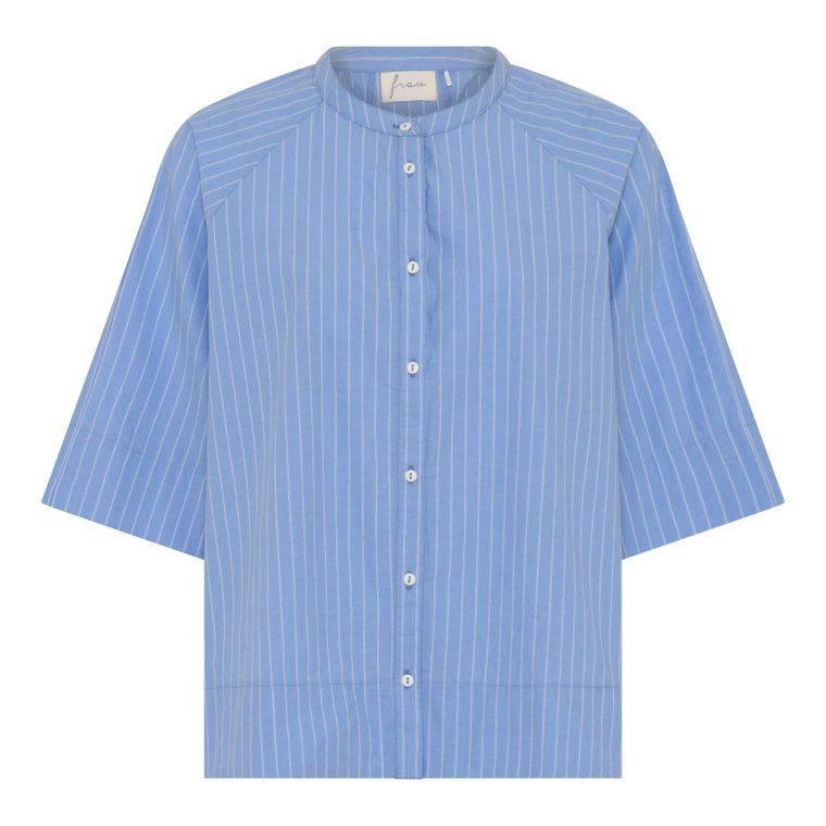 FRAU - Abu Dhabi short shirt BD - Hydrangea stripe