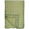 Ib Laursen - Quilt Charlotte grn m/pink blomster