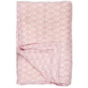 IB LAURSEN - Quilt Cathy rosa malva m/hvide blomster