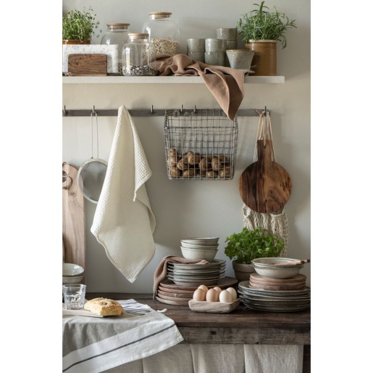 IB LAURSEN - Knagerkke m/3 knager rustfri stl-look