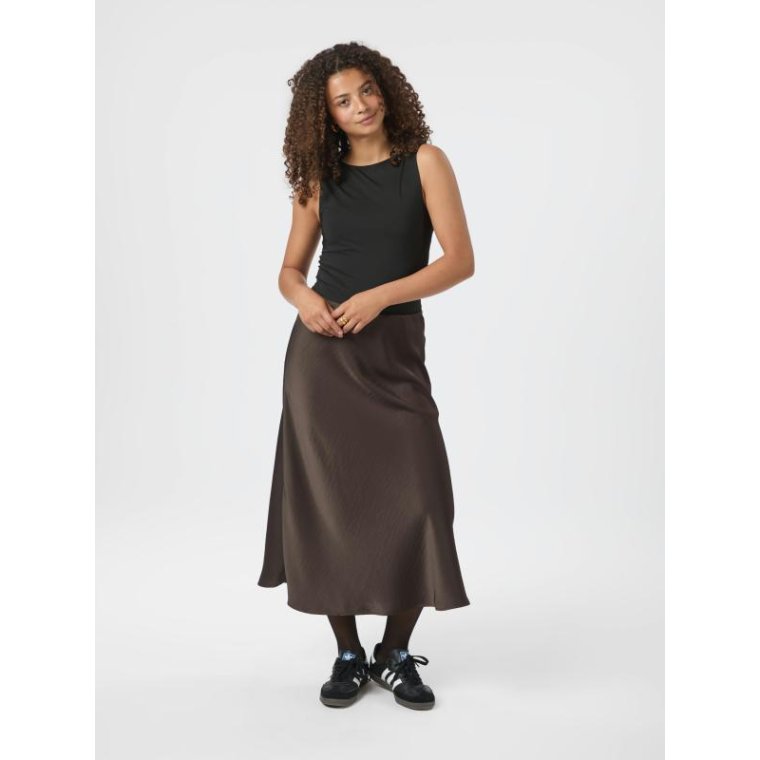 Neo Noir - Bovary Skirt - Dark brown