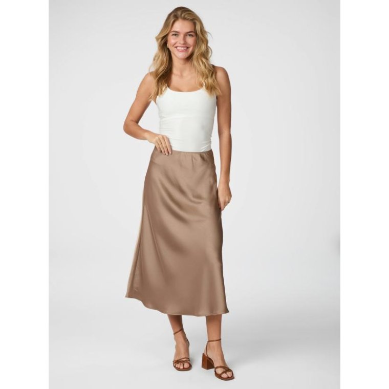 Neo Noir - Bovary Skirt - Dark Taupe