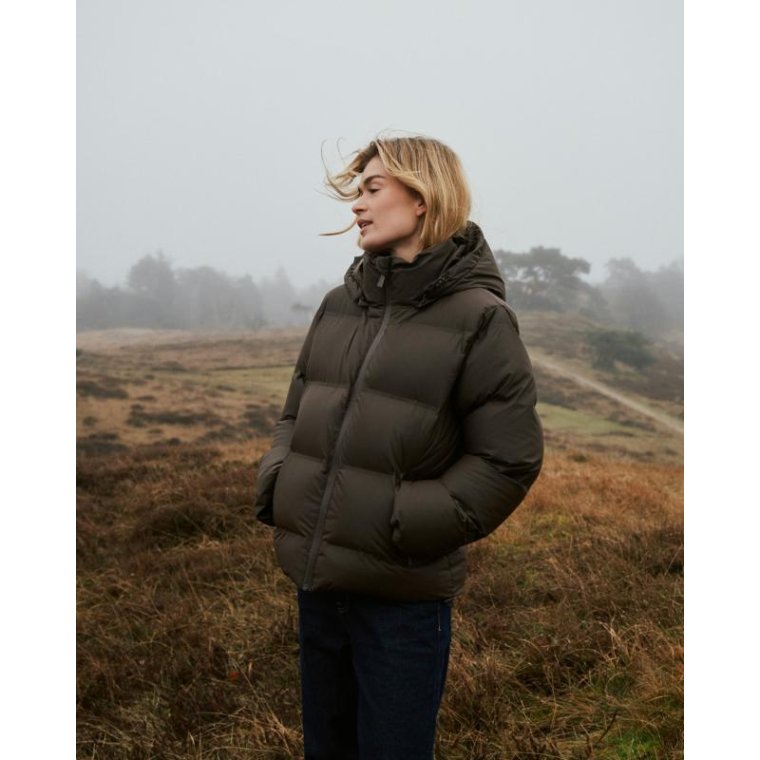 Neo Noir - Fox C Puffer Jacket - Dark brown