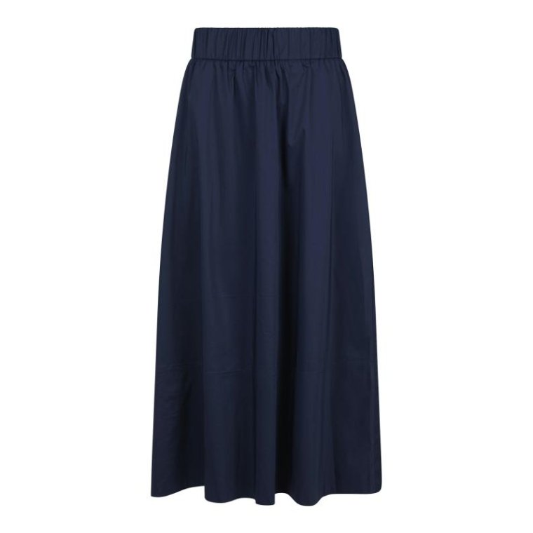 Neo Noir - YARA POPLIN SKIRT - Navy