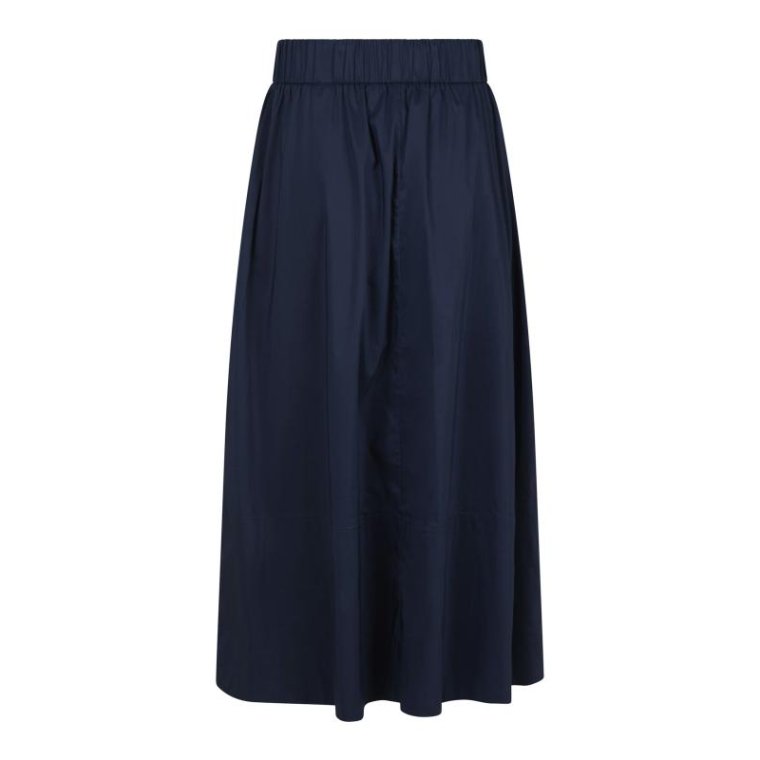 Neo Noir - YARA POPLIN SKIRT - Navy