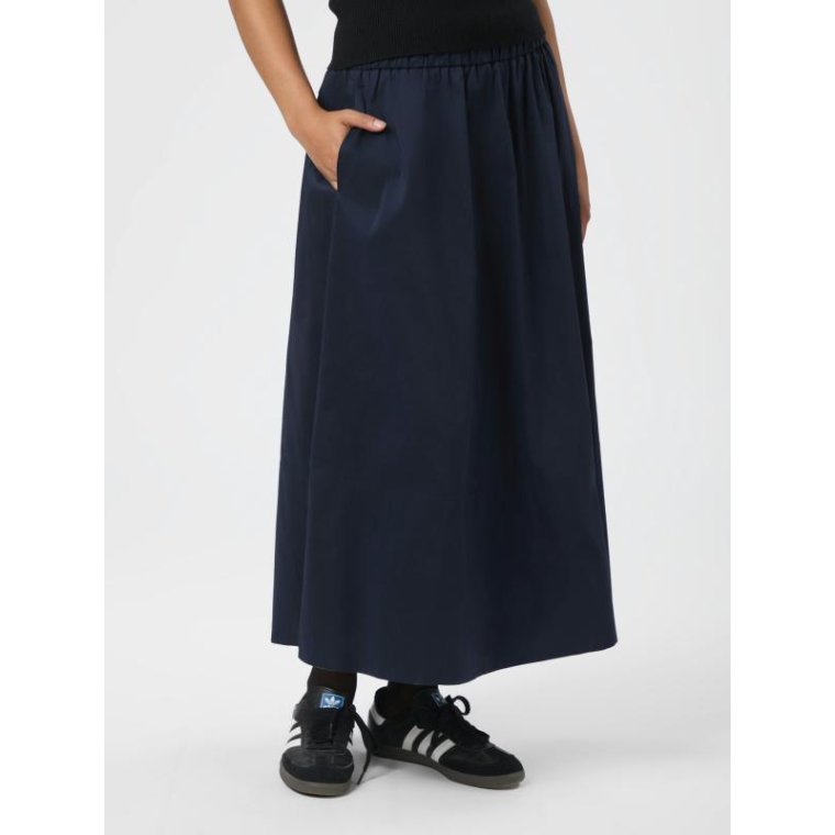 Neo Noir - YARA POPLIN SKIRT - Navy
