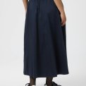 Neo Noir - YARA POPLIN SKIRT - Navy