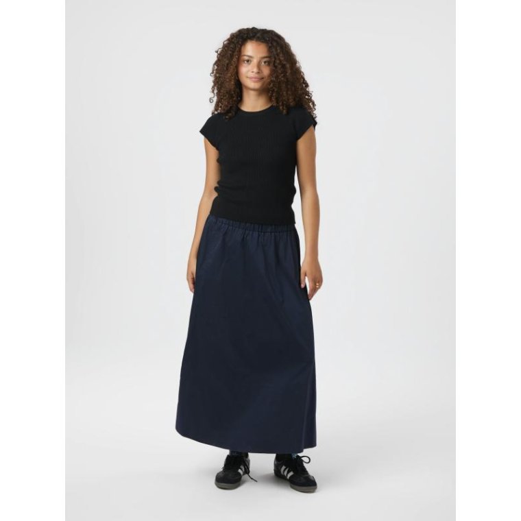 Neo Noir - YARA POPLIN SKIRT - Navy