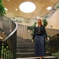 Neo Noir - YARA POPLIN SKIRT - Navy