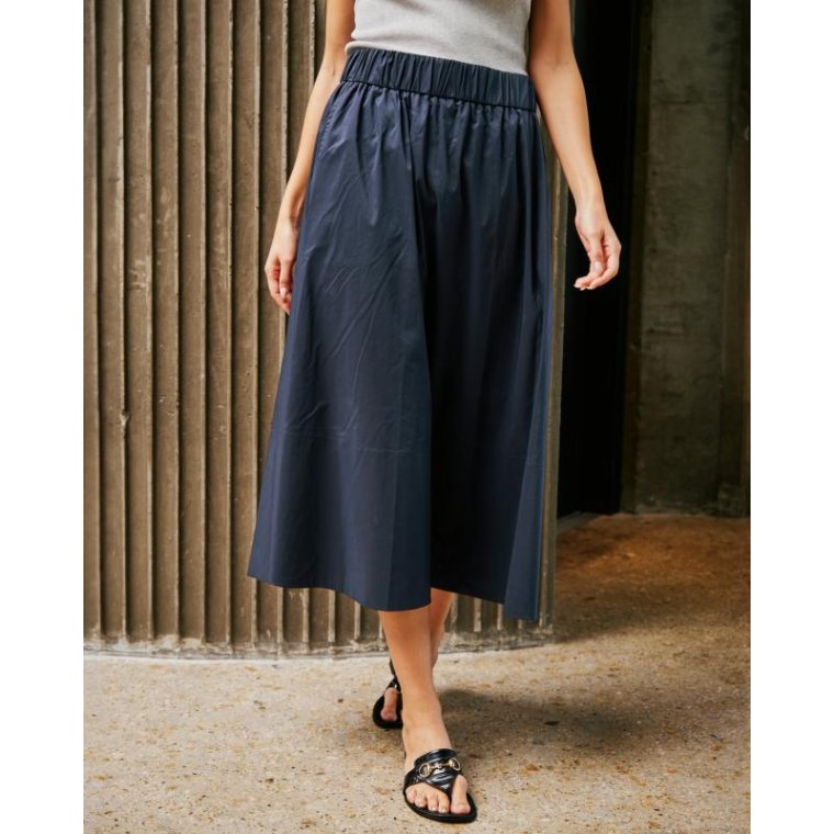 Neo Noir - YARA POPLIN SKIRT - Navy