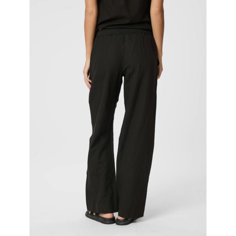 Neo Noir - SONAR LINEN PANTS - Black