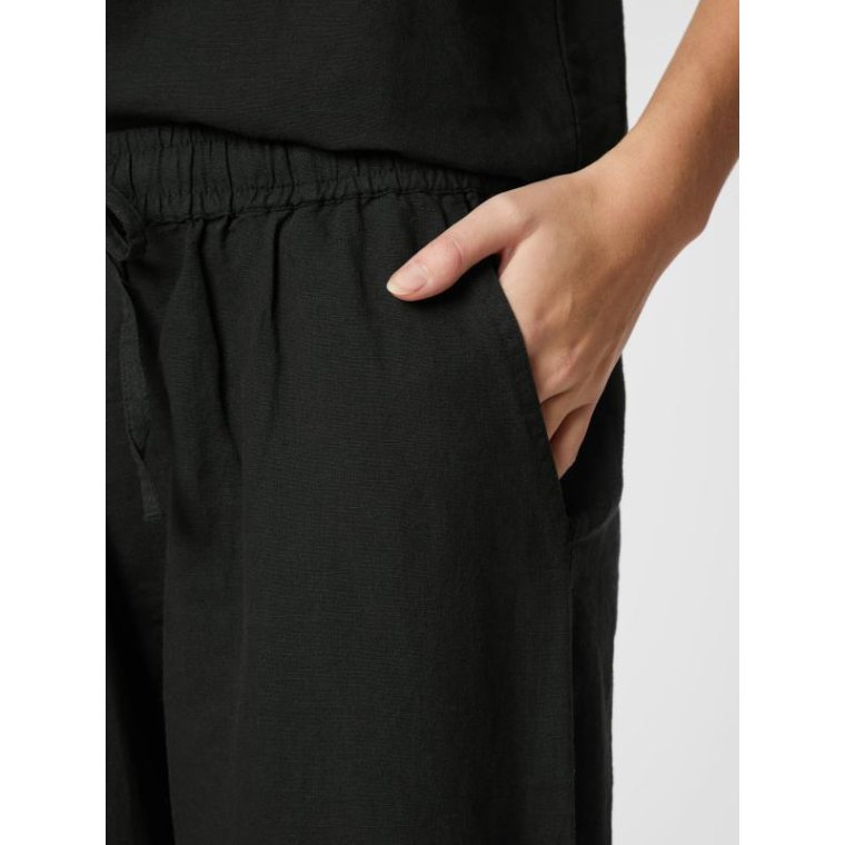 Neo Noir - SONAR LINEN PANTS - Black