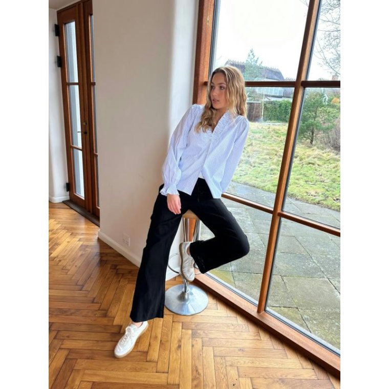 Neo Noir - SONAR LINEN PANTS - Black