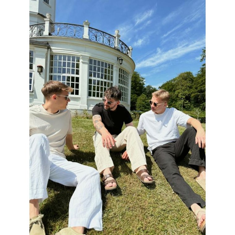 Neo Noir - SONAR LINEN PANTS - Black