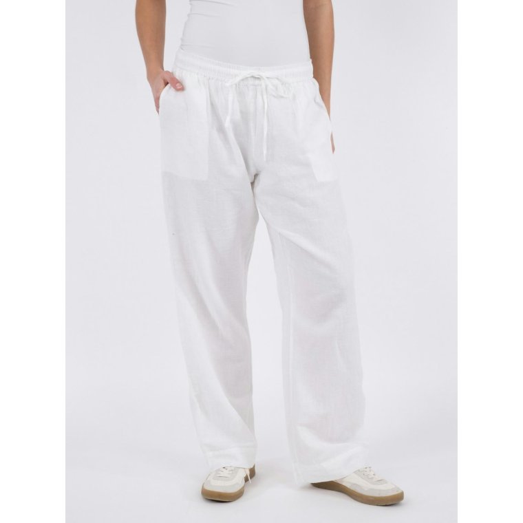 Neo Noir - SONAR LINEN PANTS - White