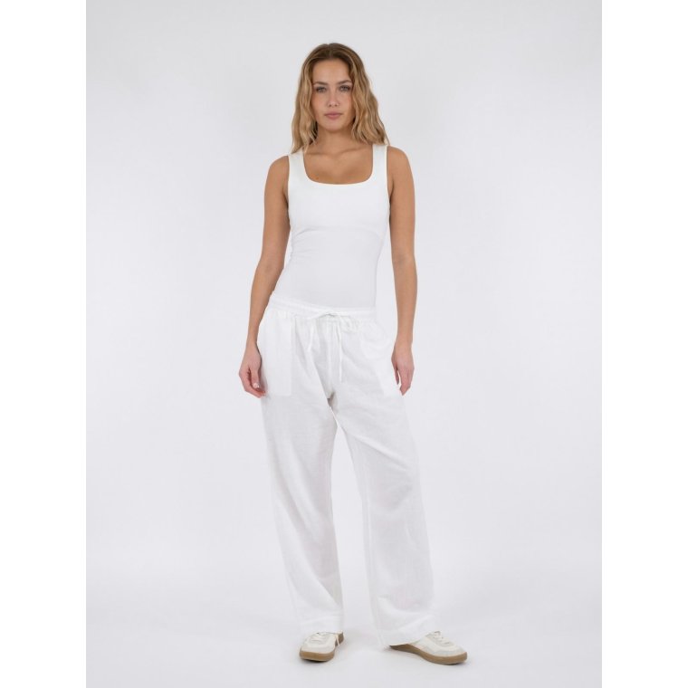 Neo Noir - SONAR LINEN PANTS - White