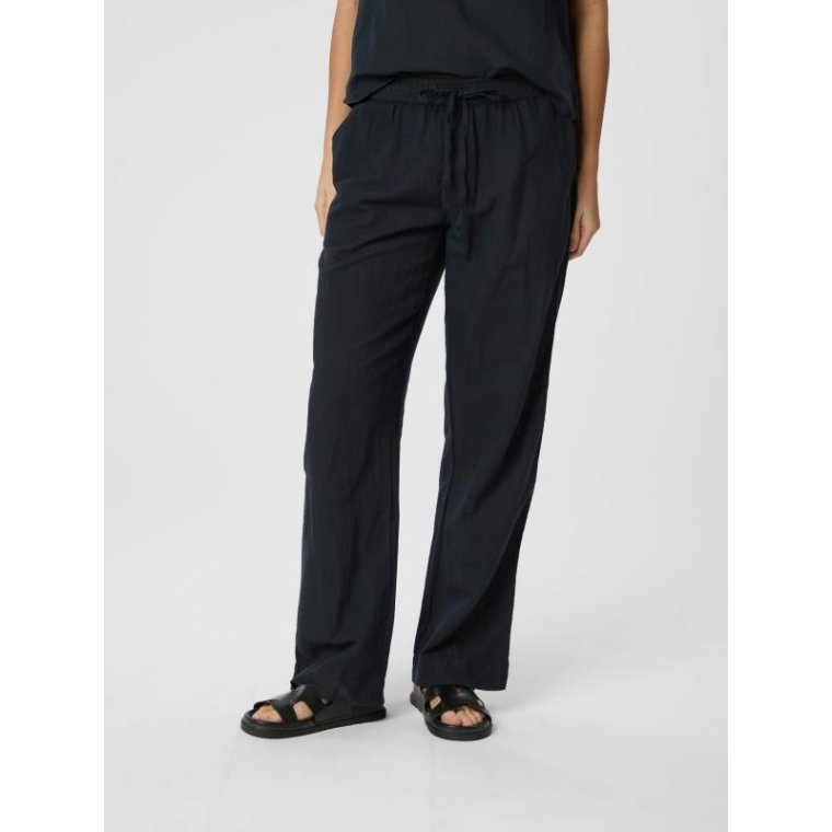 Neo Noir - SONAR LINEN PANTS - Navy