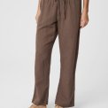 Neo Noir - SONAR LINEN PANTS - Brown