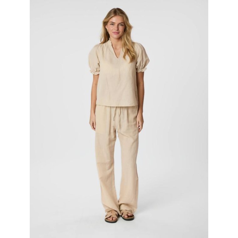 Neo Noir - SONAR LINEN PANTS - Sand