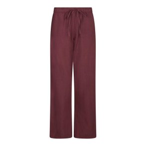 Neo Noir - SONAR LINEN PANTS - Dark Rose