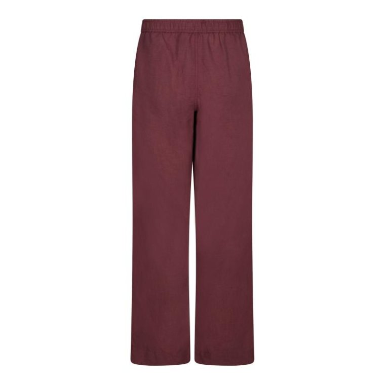 Neo Noir - SONAR LINEN PANTS - Dark Rose