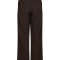 Neo Noir - SONAR LINEN PANTS - Dark brown