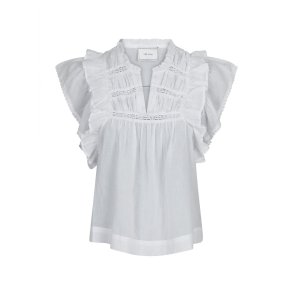 Neo Noir - JAYLA S VOILE TOP - White