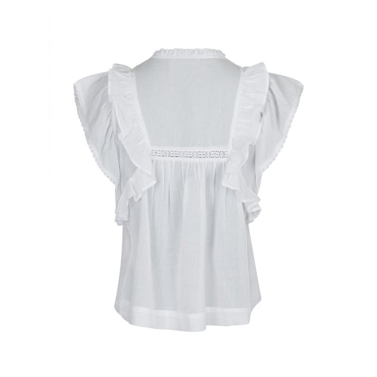 Neo Noir - JAYLA S VOILE TOP - White 40