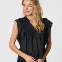 Neo Noir - JAYLA S VOILE TOP - Navy