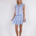 Neo Noir - JAYLA S VOILE TOP - Light Blue