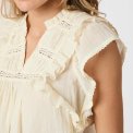 Neo Noir - JAYLA S VOILE TOP - Light Yellow	