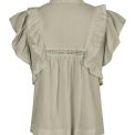 Neo Noir - JAYLA S VOILE TOP - Smoke Green