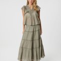 Neo Noir - JAYLA S VOILE TOP - Smoke Green