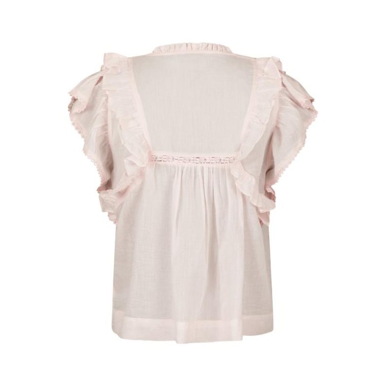 Neo Noir - JAYLA S VOILE TOP - Light pink