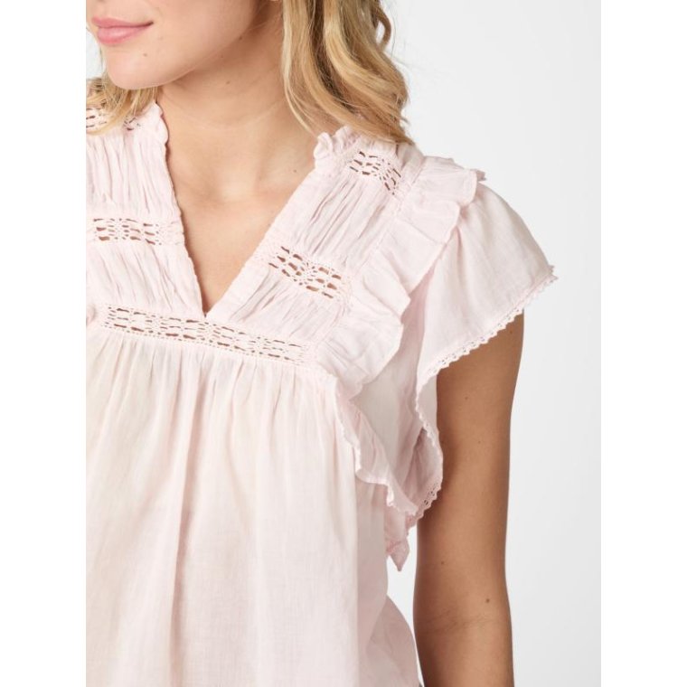 Neo Noir - JAYLA S VOILE TOP - Light pink