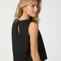 Neo Noir - Svetlana linen Top - Black