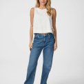 Neo Noir - Svetlana linen Top - White