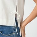 Neo Noir - Svetlana linen Top - White
