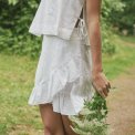 Neo Noir - Svetlana linen Top - White