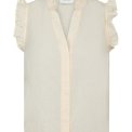 Neo Noir - Siona Linen Top - Light Yellow