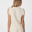 Neo Noir - Siona Linen Top - Light Yellow