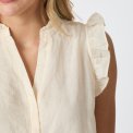 Neo Noir - Siona Linen Top - Light Yellow