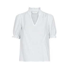 Neo Noir - ODESA LINEN BLOUSE - White