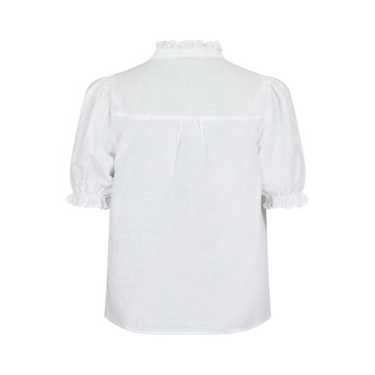 Neo Noir - ODESA LINEN BLOUSE - White
