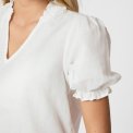 Neo Noir - ODESA LINEN BLOUSE - White